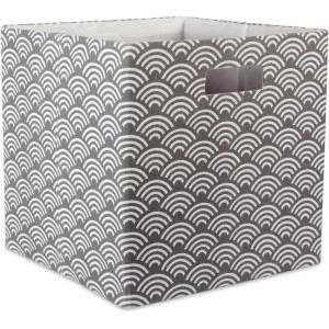 imageDII Collapsible Hard Sided Bin Waves Teal LargeGray