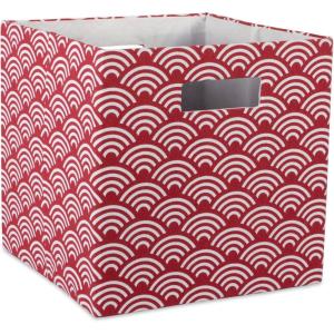 imageDII Collapsible Hard Sided Bin Waves Teal LargeRust