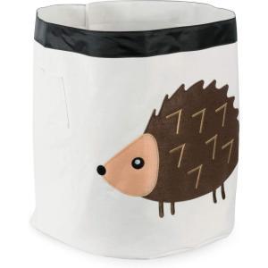 imageELiving Store Collapsible Storage Bin Basket for Bedroom Nursery Playroom and More 17x18quot Diameter  Hedgehog