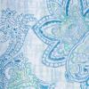 imageDII Blue Paisley Outdoor Tabletop Collection Stain Resistant ampamp Waterproof 60x84 wZipper Blue60 x 120