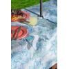 imageDII Blue Paisley Outdoor Tabletop Collection Stain Resistant ampamp Waterproof 60x84 wZipper Blue60 x 120 w Zipper