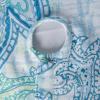 imageDII Blue Paisley Outdoor Tabletop Collection Stain Resistant ampamp Waterproof 60x84 wZipper Blue60 x 120 w Zipper