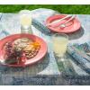imageDII Blue Paisley Outdoor Tabletop Collection Stain Resistant ampamp Waterproof 60x84 wZipper Blue60 x 84