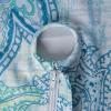 imageDII Blue Paisley Outdoor Tabletop Collection Stain Resistant ampamp Waterproof 60x84 wZipper Blue60 x 84 w Zipper