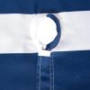 imageDII Cabana Stripe Outdoor Zippered Tabletop Collection StainWrinkle Resistant ampamp Waterproof 60 x 120 Nautical BlueNautical Blue