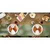 imageDII IndoorOutdoor Tabletop Collection Umbrella Hole with Zipper Machine Washable Tonal Lattice Tablecloth 60quot Round ArtichokeArtichoke