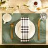 imageDII IndoorOutdoor Tabletop Collection Umbrella Hole with Zipper Machine Washable Tonal Lattice Tablecloth 60quot Round ArtichokeArtichoke