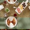 imageDII IndoorOutdoor Tabletop Collection Umbrella Hole with Zipper Machine Washable Tonal Lattice Tablecloth 60quot Round ArtichokeArtichoke
