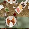 imageDII IndoorOutdoor Tabletop Collection Umbrella Hole with Zipper Machine Washable Tonal Lattice Tablecloth 60quot Round ArtichokeArtichoke