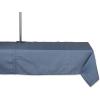imageDII IndoorOutdoor Tabletop Collection Umbrella Hole with Zipper Machine Washable Tonal Lattice Tablecloth 60quot Round ArtichokeFrench Blue