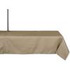 imageDII IndoorOutdoor Tabletop Collection Umbrella Hole with Zipper Machine Washable Tonal Lattice Tablecloth 60quot Round ArtichokeStone