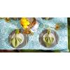 imageDII Summer Ikat Print Vinyl Tabletop Collection Flannel Backed IndoorOutdoor Tablecloth Rectangle 60x84 Blue Ikat84 x 60 Rectangular