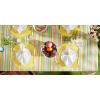 imageDII Vinyl Tabletop Collection IndoorOutdoor SpillProof Flannel Backed Tablecloth Rectangle 60x102 Summer StripeSpring Stripe