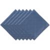 imageDII IndoorOutdoor Tabletop Collection Umbrella Hole with Zipper Machine Washable Tonal Lattice Tablecloth 60quot Round ArtichokeFrench Blue