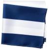 imageDII Cabana Stripe Outdoor Tabletop Collection Water Resistant Napkin Set of 6 Nautical BlueNautical Blue