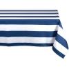 imageDII Cabana Stripe Outdoor Tabletop Collection Water Resistant Napkin Set of 6 Nautical BlueNautical Blue