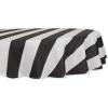 imageDII Cabana Stripe Outdoor Tabletop Collection Water Resistant Napkin Set of 6 Nautical BlueBlack
