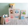 imageDII Nursery or Playroom Storage Bins with Lids Made to Fit Standard Cube Organizers use for Toys Clothing Blankets Books ampamp More 13x13x13  Sheep