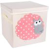 imageDII Nursery or Playroom Storage Bins with Lids Made to Fit Standard Cube Organizers use for Toys Clothing Blankets Books ampamp More 13x13x13  Sheep