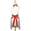 imageDII Womens Cotton Skirted Kitchen Apron for Cooking Baking ampamp Crafts Adjustable with Generous Waist Ties Nautical Stripe One Size