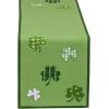 image:imageDII St Patricks Day Collection Tabletop Table Runner 14x72 Shamrock CheckLucky Day
