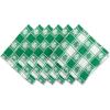 image:imageDII St Patricks Day Collection Tabletop Table Runner 14x72 Shamrock CheckShamrock Check