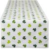 image:imageDII St Patricks Day Collection Tabletop Table Runner 14x72 Shamrock CheckShamrock Shake