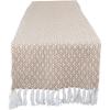 image:imageDII Farmhouse Mini Diamond Braided Table Runner 15x72 GrayStone