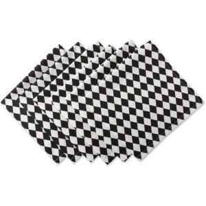 image:imageDII Halloween Tabletop Harlequin Collection Table Runner 14x72 Black and Cream20 x 20 Pack of 12