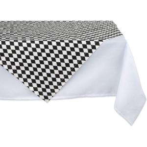 image:imageDII Halloween Tabletop Harlequin Collection Table Runner 14x72 Black and Cream40 x 40 Square Pack of 12