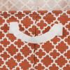 image:imageDII Laundy Collection PE Coated Collapsible Bin Aqua Lattice Laundry HamperCinnamon Lattice