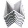 image:imageDII Non Woven Polyester Storage Bin Chevron Gray Large Set of 2