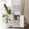 image:imageDII Non Woven Polyester Storage Bin Chevron Gray Large Set of 2
