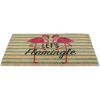 image:imageDII Animal Pun Collection Natural Coir Doormat 17x29 Lets Flamingle
