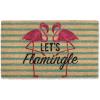 image:imageDII Animal Pun Collection Natural Coir Doormat 17x29 Lets Flamingle
