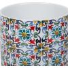 image:imageDII Kitchen Ceramics Collection Canister Set Mixed Print BlackGold 3 PieceFloral Tile