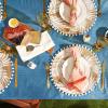 image:imageDII Waterproof amp Spill Proof Tabletop Protection Durable IndoorOutdoor Table Pad 52x108 WhiteBlue