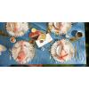 image:imageDII Waterproof amp Spill Proof Tabletop Protection Durable IndoorOutdoor Table Pad 52x108 WhiteBlue