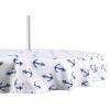 image:imageDII Outdoor Zippered Tabletop Collection Water Resistant Tablecloth 60 Round Anchors Away