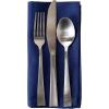 image:imageDII Cotton Buffet Napkin Set 16x16 White 12 PieceNautical Blue