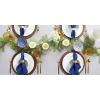 image:imageDII Cotton Buffet Napkin Set 16x16 White 12 PieceNautical Blue