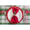image:imageDII Cotton Buffet Napkin Set 16x16 White 12 PieceTango Red