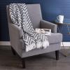 image:imageDII Rustic Farmhouse Throw Blanket with Decorative Tassles Use for Chair Couch Bed Picnic Camping Beach amp Just Staying Cozy at Home 50 x 60 Large Chevron Nautical BlueBlack