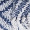 image:imageDII Rustic Farmhouse Throw Blanket with Decorative Tassles Use for Chair Couch Bed Picnic Camping Beach amp Just Staying Cozy at Home 50 x 60 Large Chevron Nautical BlueNautical Blue