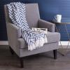 image:imageDII Rustic Farmhouse Throw Blanket with Decorative Tassles Use for Chair Couch Bed Picnic Camping Beach amp Just Staying Cozy at Home 50 x 60 Large Chevron Nautical BlueNautical Blue