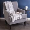image:imageDII Rustic Farmhouse Throw Blanket with Decorative Tassles Use for Chair Couch Bed Picnic Camping Beach amp Just Staying Cozy at Home 50 x 60 Large Chevron Nautical BlueGray