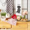 image:imageDII Valentines Day Collection Kitchen Dishtowel Set 18x28 Woven Check 3 PieceDog Love