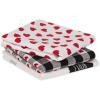image:imageDII Valentines Day Collection Kitchen Dishtowel Set 18x28 Woven Check 3 PieceDog Love