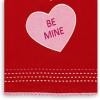image:imageDII Valentines Day Collection Kitchen Dishtowel Set 18x28 Woven Check 3 PieceXoxo