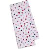image:imageDII Valentines Day Collection Kitchen Dishtowel Set 18x28 Woven Check 3 PieceXoxo